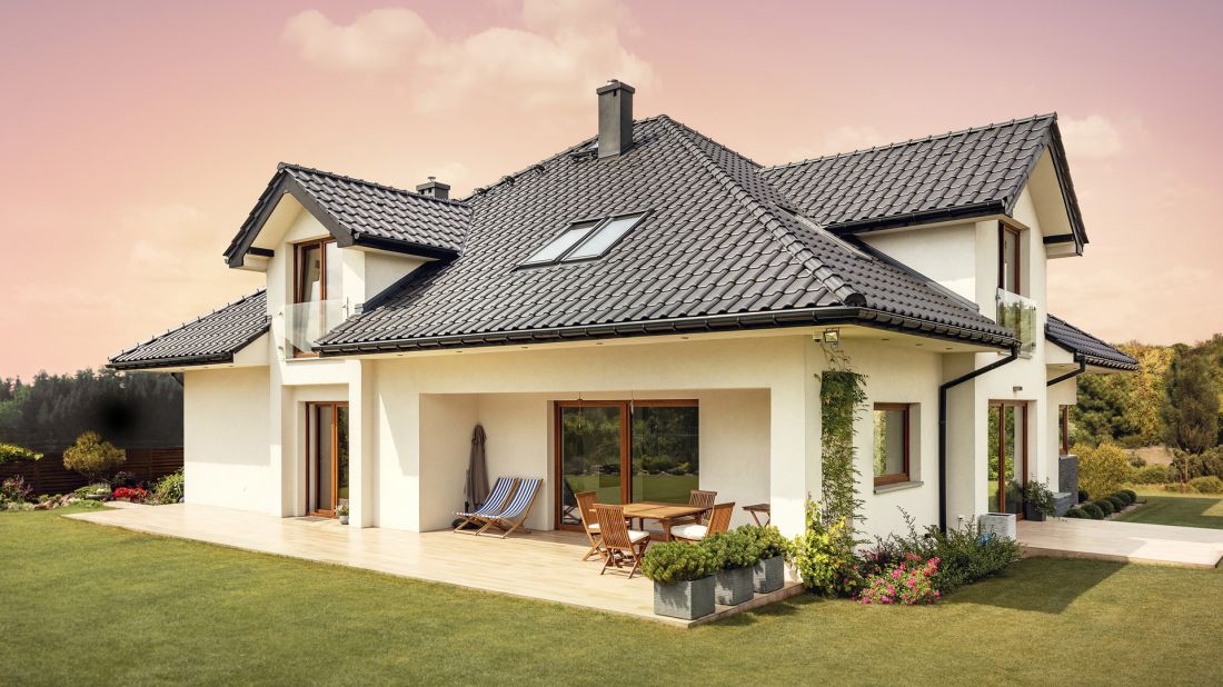 dachówka ceramiczna Rubin 9V, kolor łupkowy