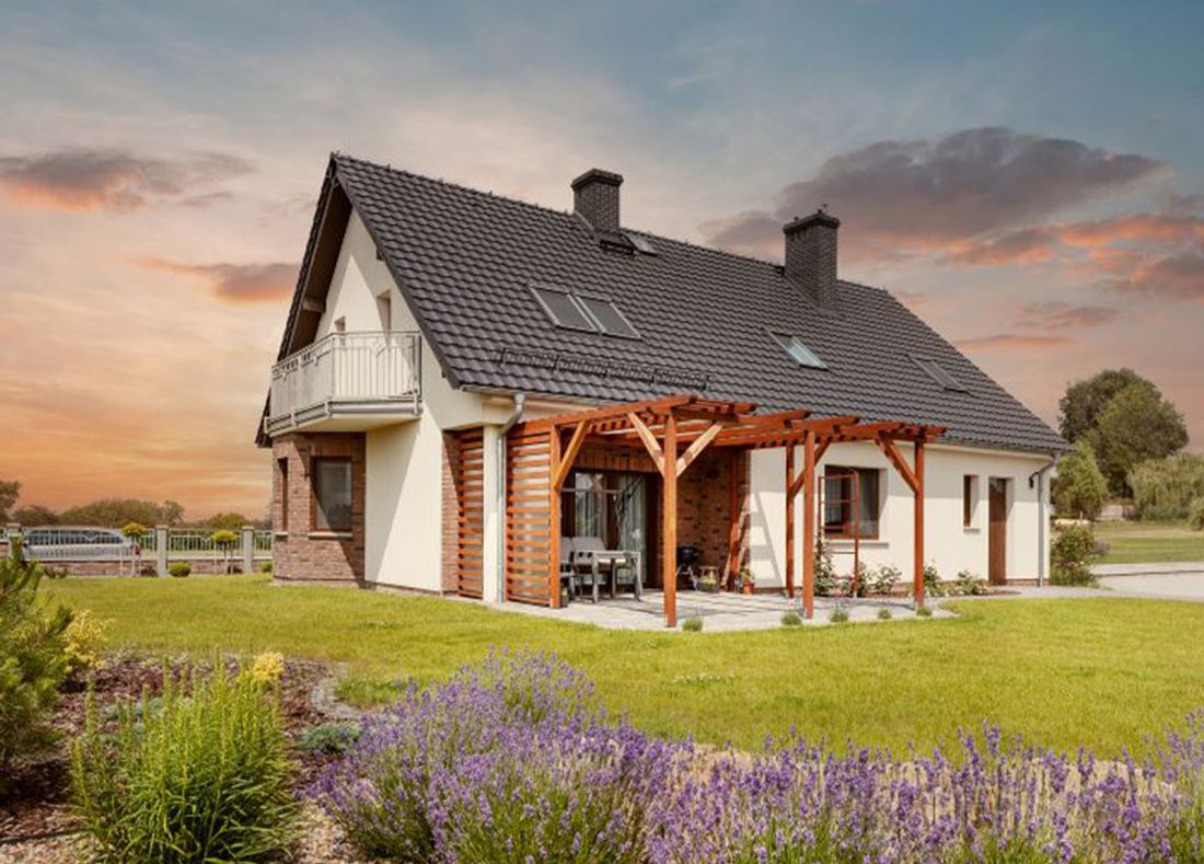 dachówka ceramiczna Topas 13V, kolor antracytowy
