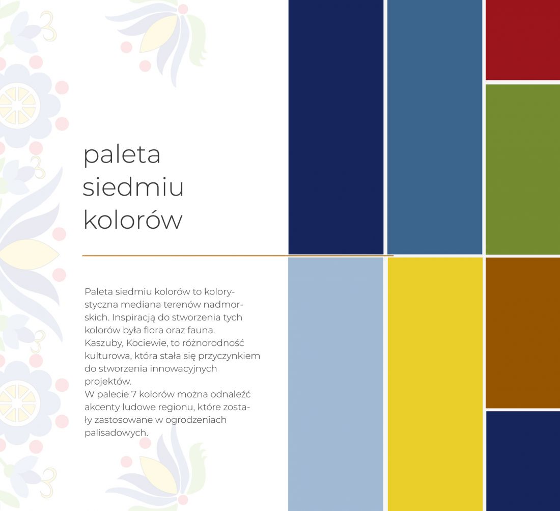 paleta siedmiu kolorów