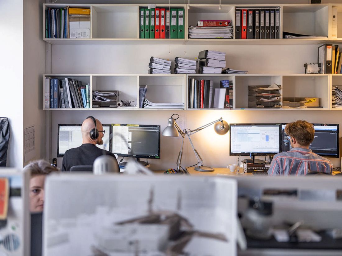 wnętrze pracowni Grupa 5 Architekci w Warszawie