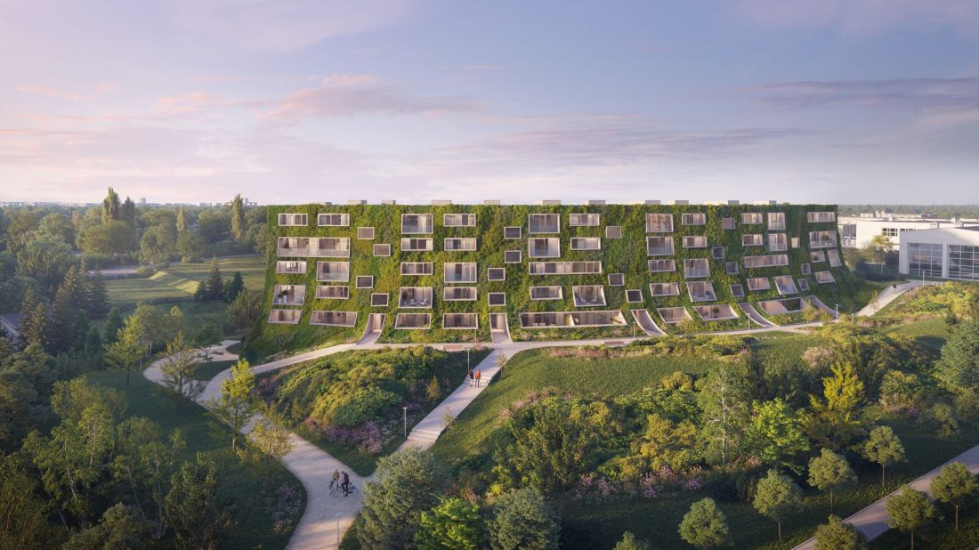 wizualizacja aparthotelu Aura przy ul. Słowiańskiej w Poznaniu, proj. Robert Konieczny, KWK Promes