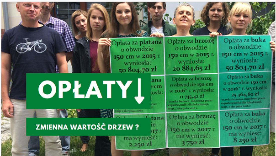 aktywiści apelowali do zmiany opłat w 2018 roku