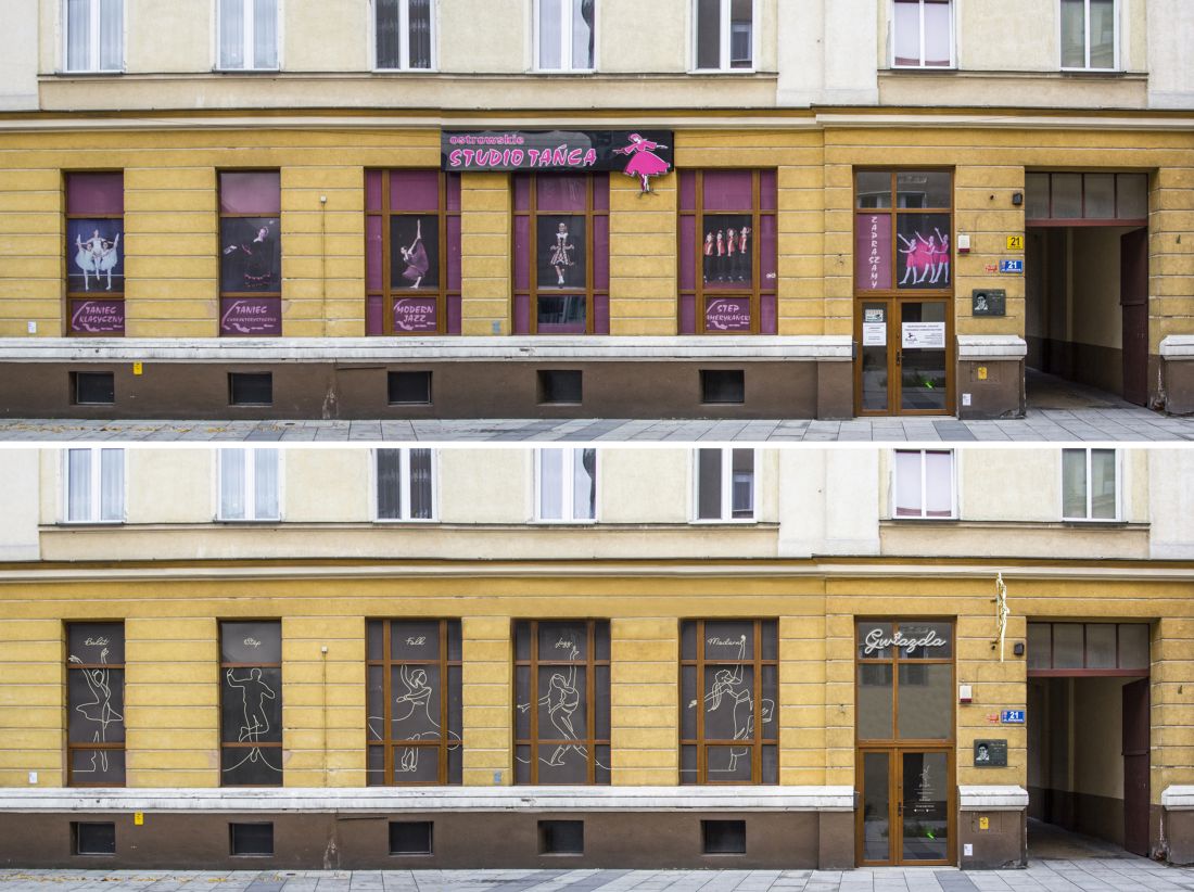 zmiana identyfikacji studia tańca