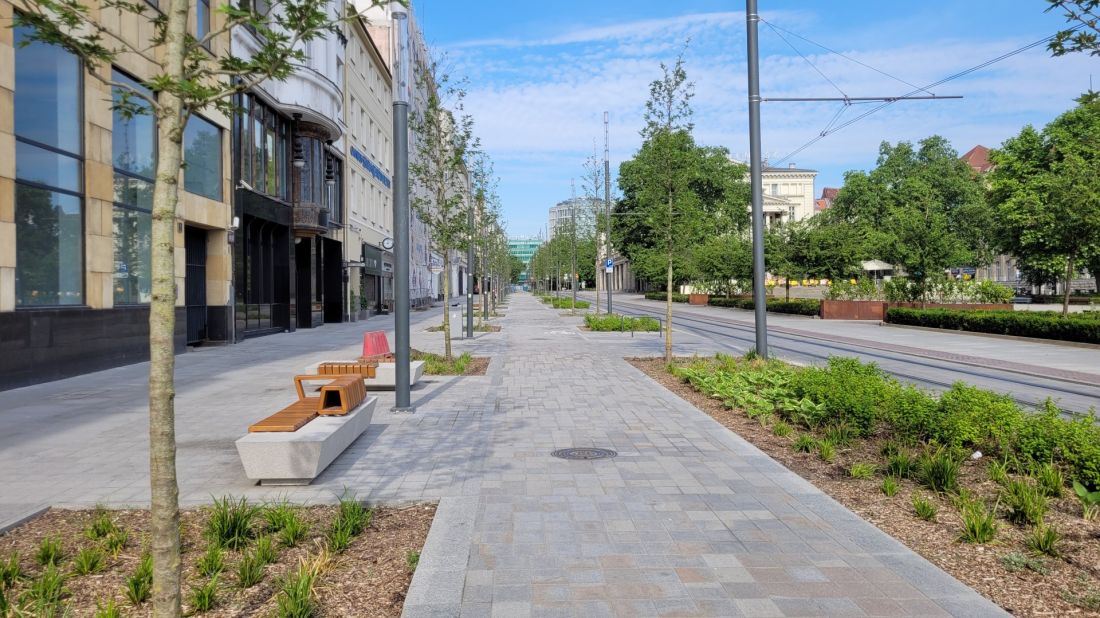 śródmieście Poznania po remontach w ramach Projektu Centrum