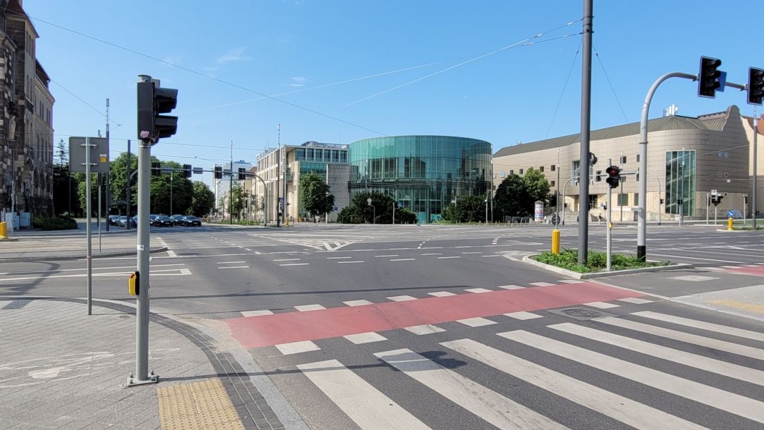 śródmieście Poznania po remontach w ramach Projektu Centrum