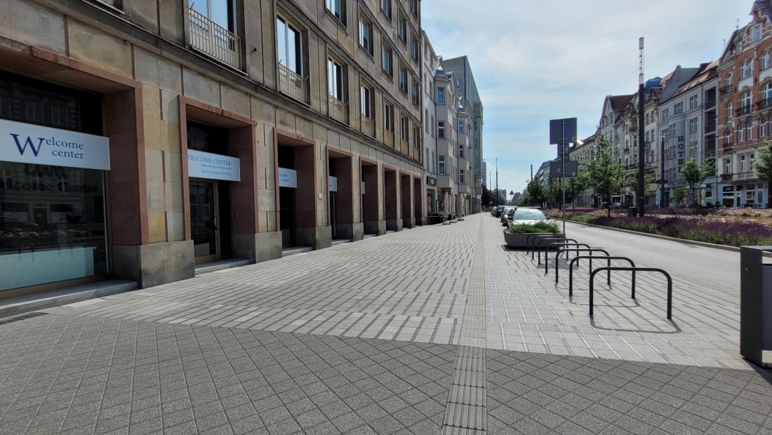 śródmieście Poznania po remontach w ramach Projektu Centrum