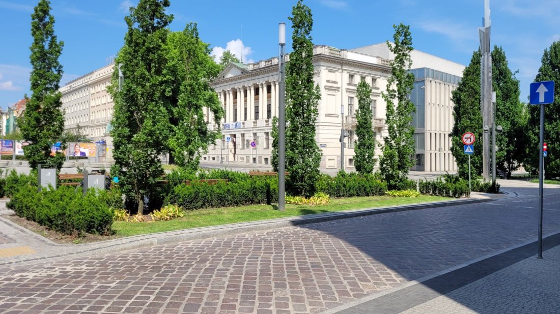 śródmieście Poznania po remontach w ramach Projektu Centrum
