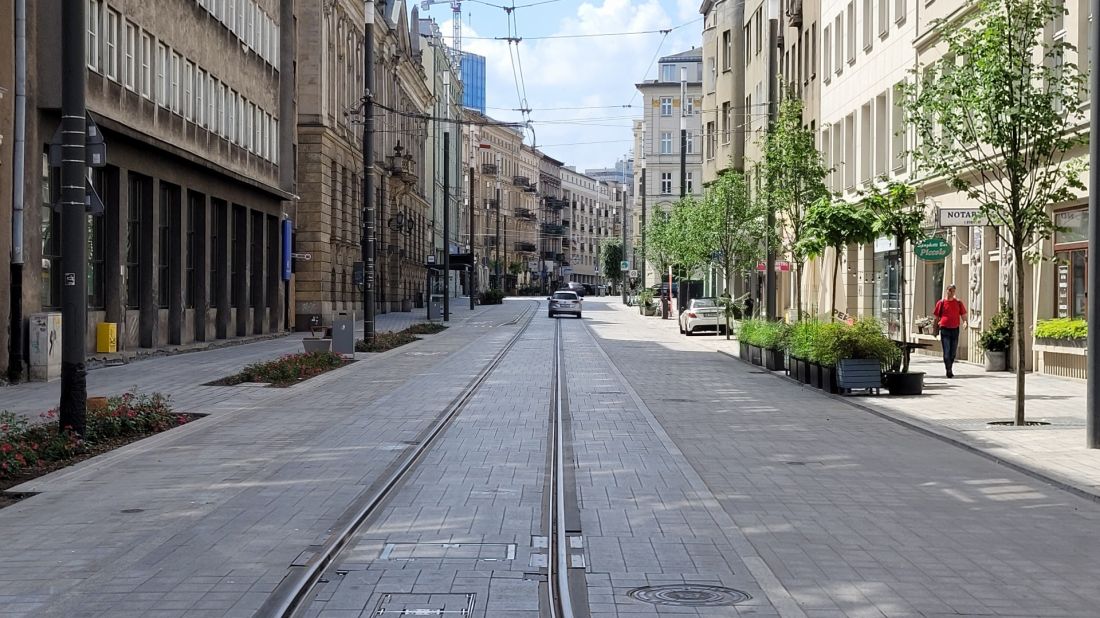 śródmieście Poznania po remontach w ramach Projektu Centrum