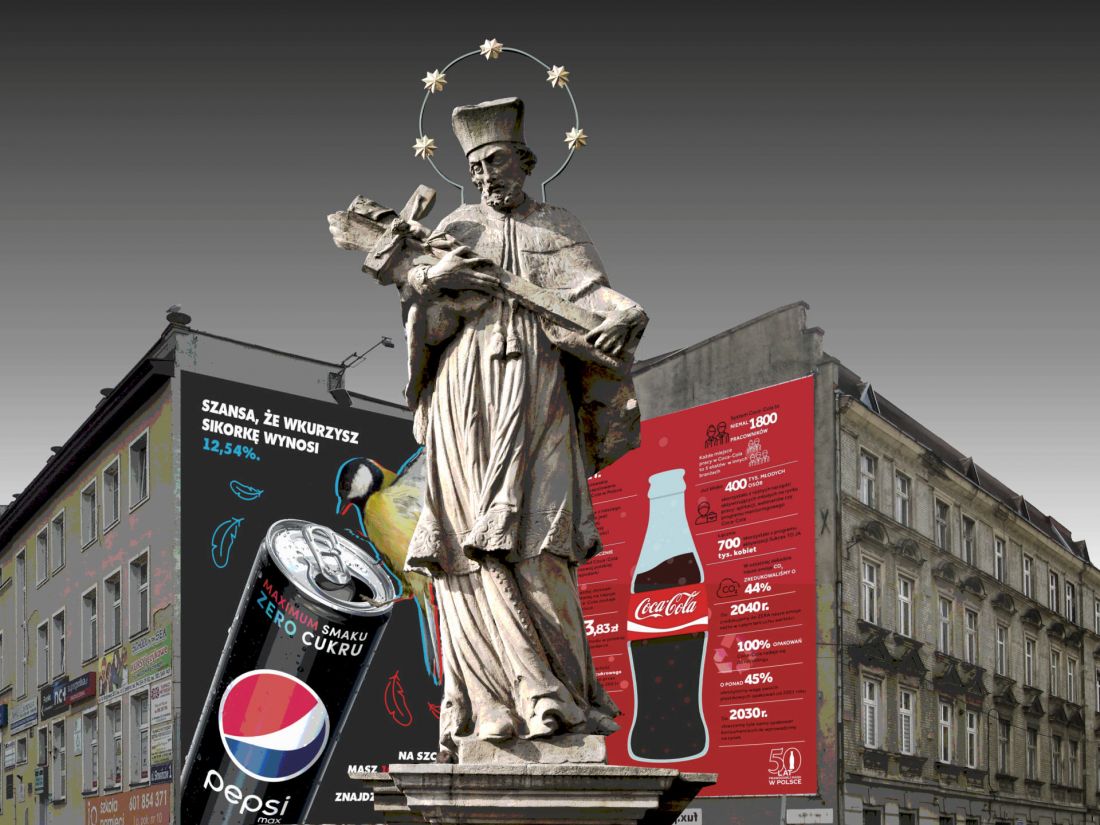 felieton o zanieczyszczeniu przestrzeni miast przez reklamy