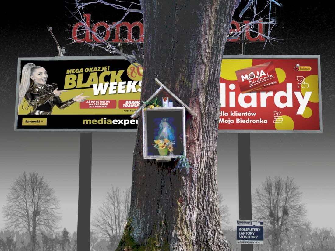 felieton o zanieczyszczeniu przestrzeni miast przez reklamy