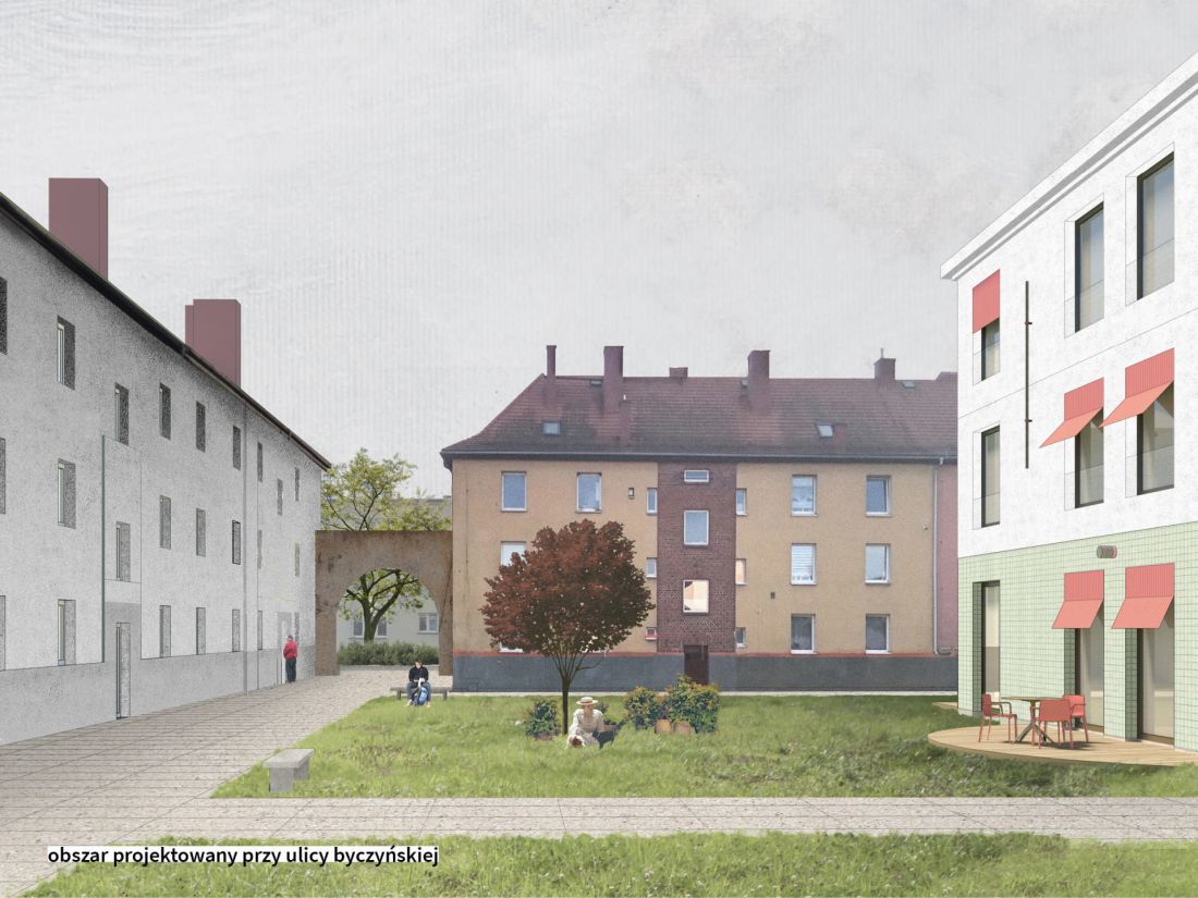 obszar projektowany przy ulicy Byczyńskiej