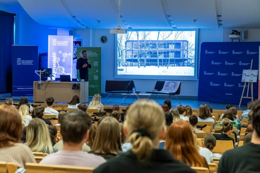 pełna sala na Politechnice Rzeszowskiej