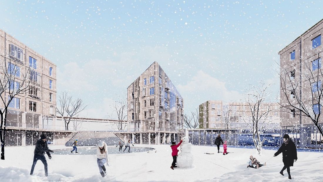 wizualizacja projektu „Rurban Habitat”