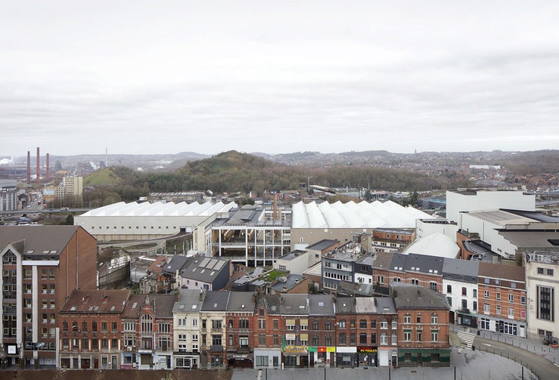 CHAPEX w Charleroi w Belgii (proj.: AjdvivgwA : AM architecten jan de vylder inge vinck - AgwA)