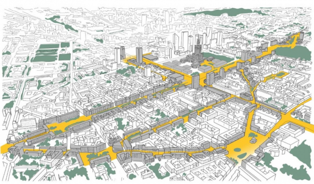Projekt Nowego Centrum Warszawy