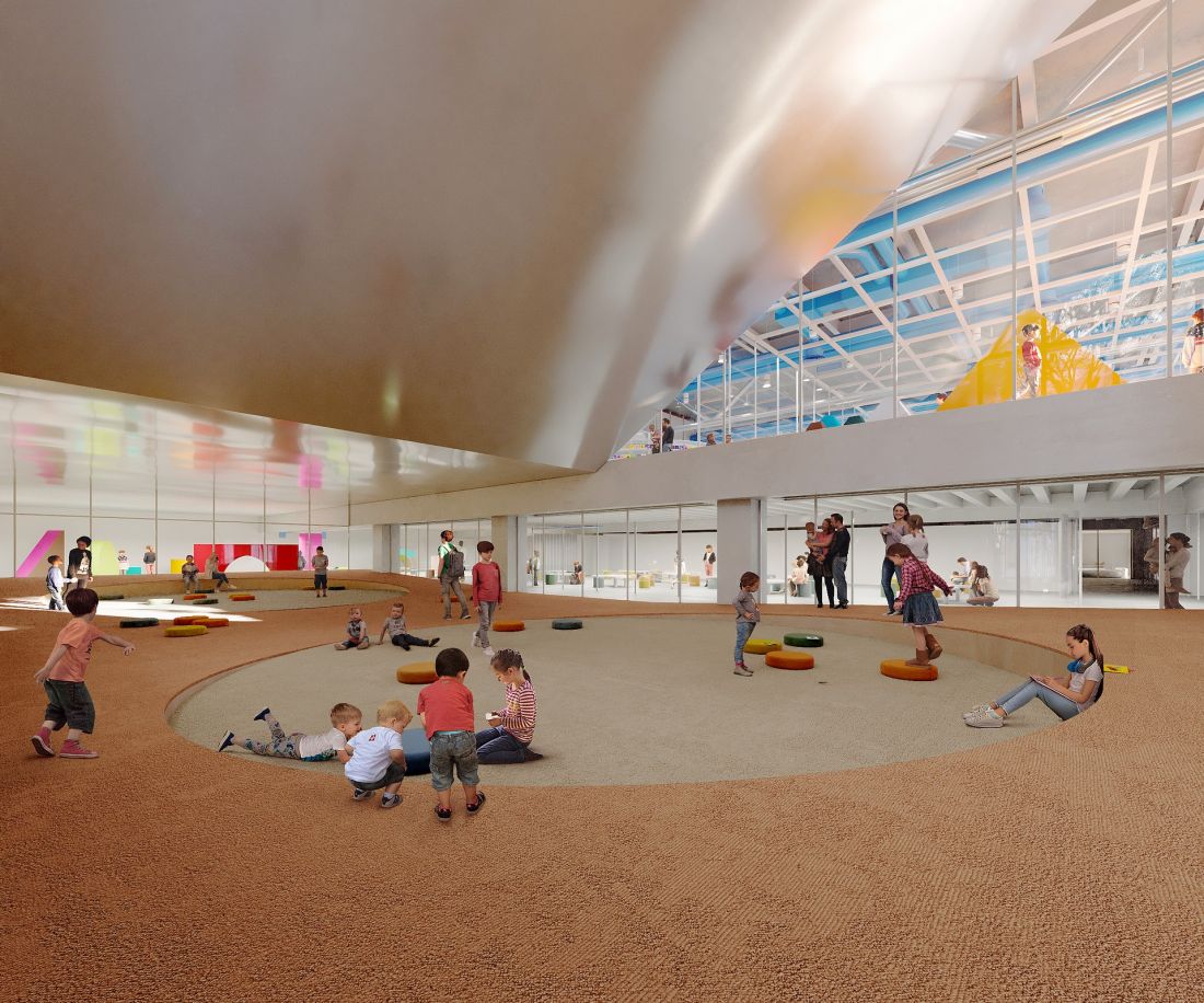 Architekci wydzieli nową przestrzeń dla użytkowników w każdym wieku. Centrum Nowej Generacji (Pôle Nouvelle génération) ma być inkluzywnym, stymulującym miejscem do zabawy i ćwiczenia kreatywności