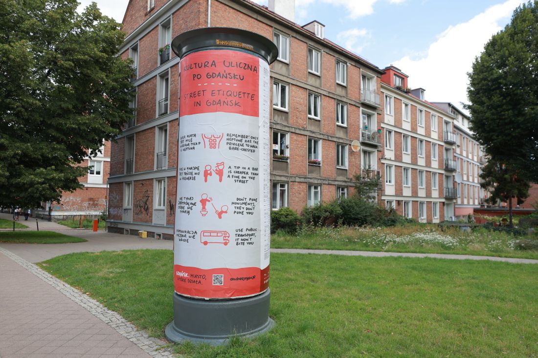 Plakaty pojawiły się już na Głównym i Starym Mieście w Gdańsku