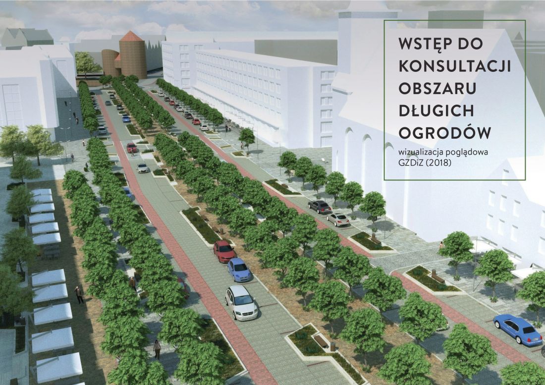 Tak według wizualizacji sprzed kilku lat mogą prezentować się Długie Ogrody