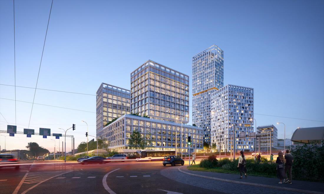 Projekt, który będzie realizowany. Pierwotna koncepcja zakładała 55 tys. mkw. powierzchni użytkowej, nowa zaś - 50 tys.