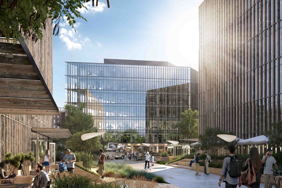 Aleje Jerozolimskie 195 - nowy kompleks biurowo-usługowy od 77 STUDIO architektury