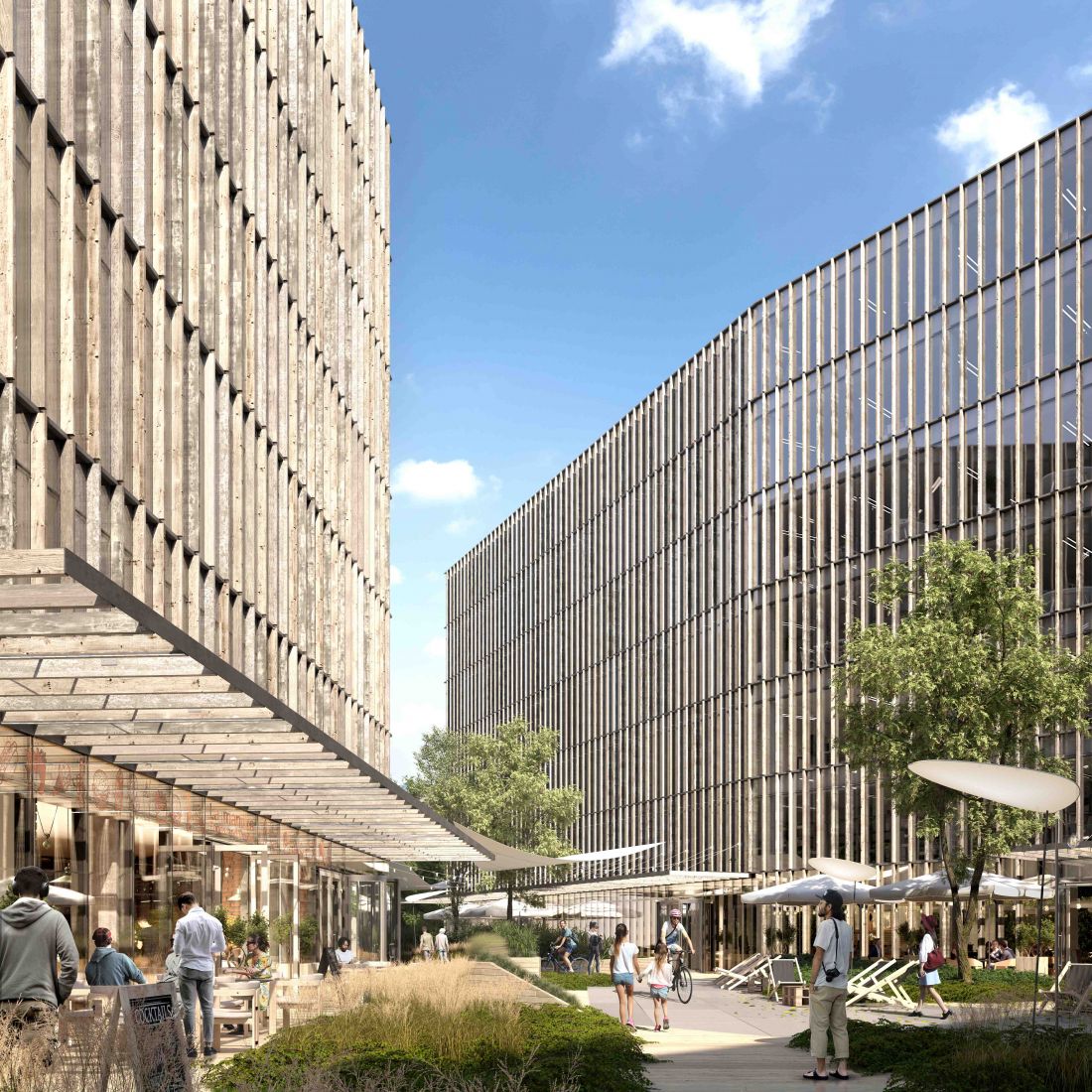 Aleje Jerozolimskie 195 - nowy kompleks biurowo-usługowy od 77 STUDIO architektury