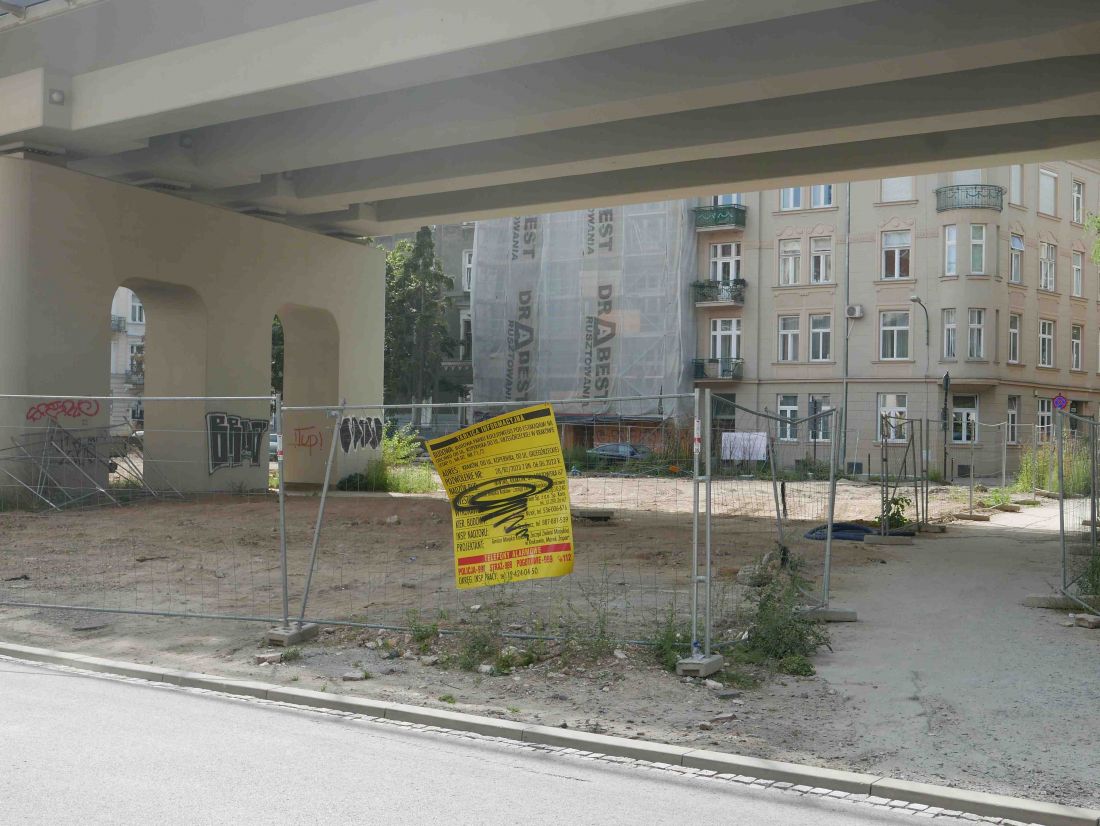 Pierwsze prace nad Parkiem Kolejowym przy ulicy Blich