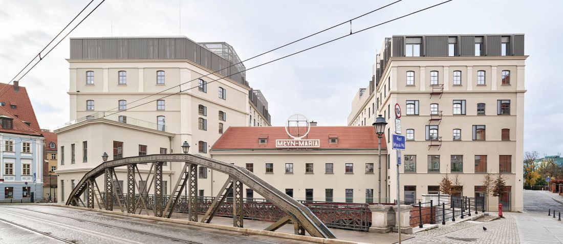 przebudowa i rozbudowa zabytkowego zespołu „Młyn Maria”, budynek usługowo-mieszkalny we Wrocławiu
