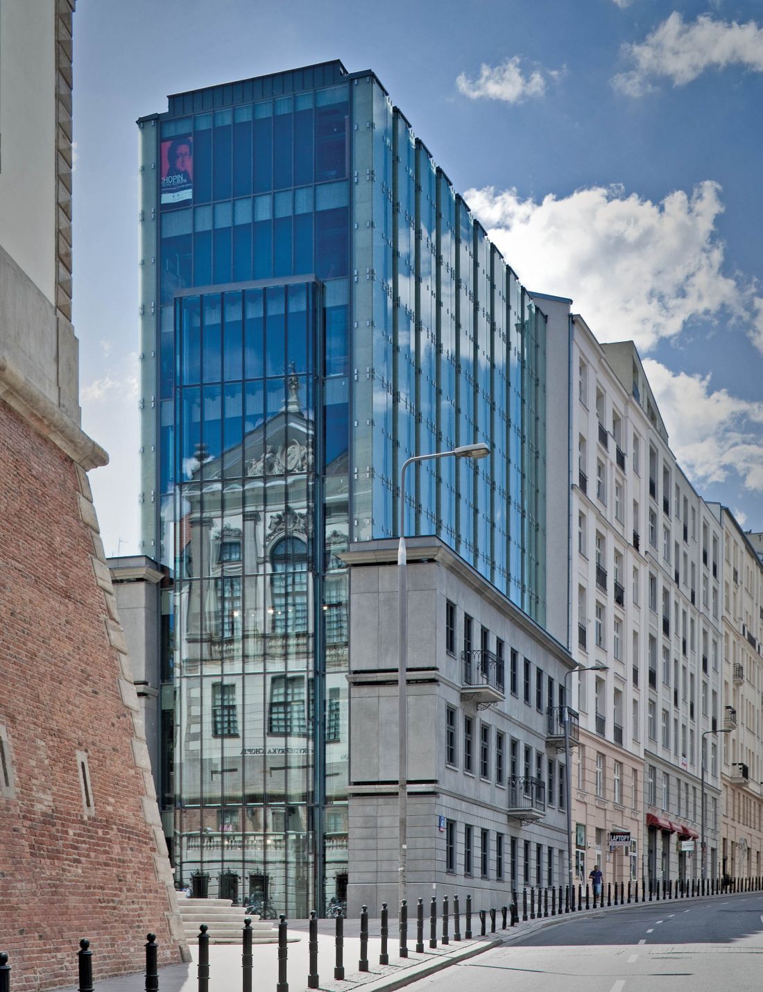 Centrum Chopinowskie, Warszawa, ul. Tamka, projekt: 2005, realizacja: 2007-2010