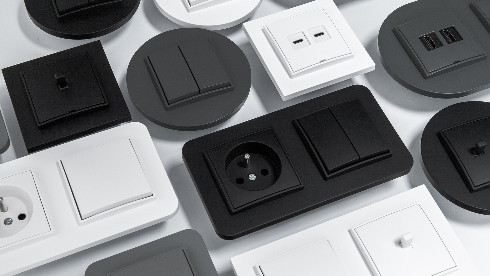 Frames for sockets and switches Karlik Elektrotechnik