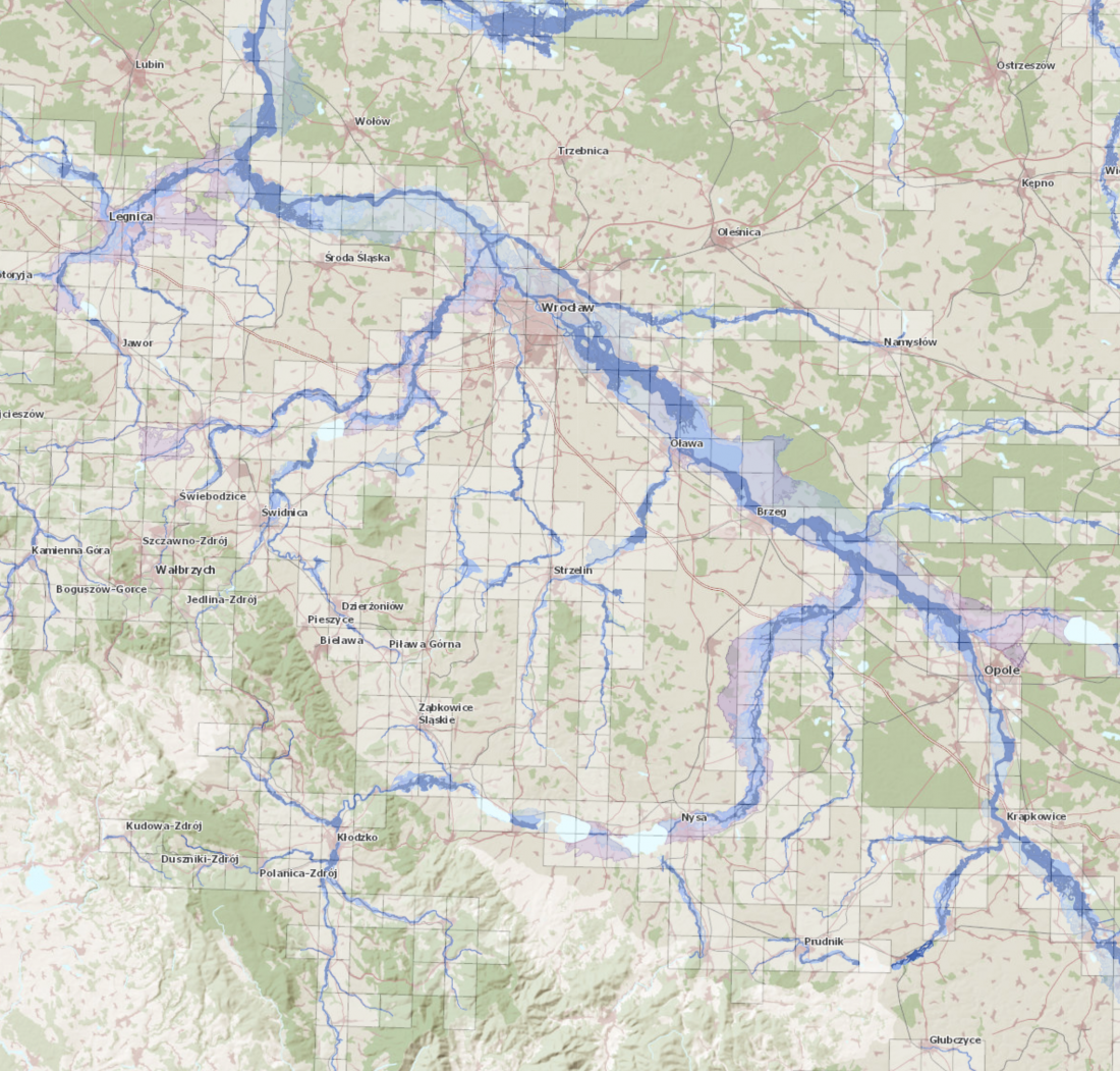 Mapa zagrożenia powodziowego