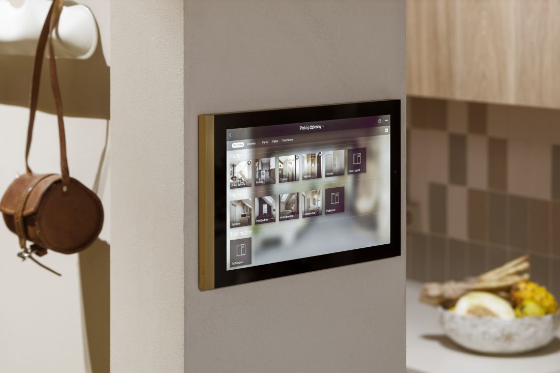 Domek wyposażony jest w system smart home