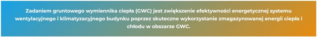 gruntowny wymiennik ciepła