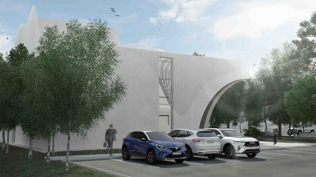 Projekt nowej biblioteki publicznej w Bełżycach