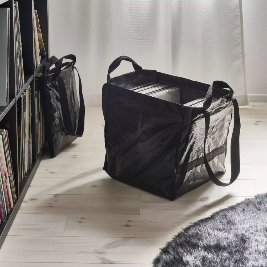 Torba na płyty winylowe z kolekcji Swedish House Mafia i IKEA