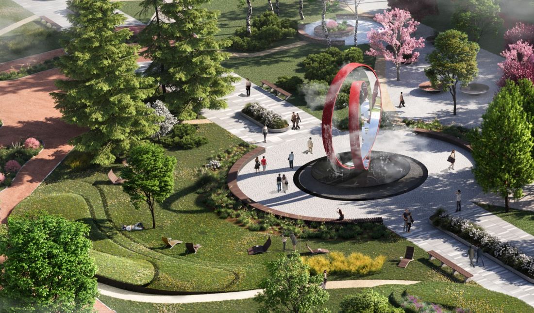 Park niejako połączy Park Rady Europy z terenem mariny