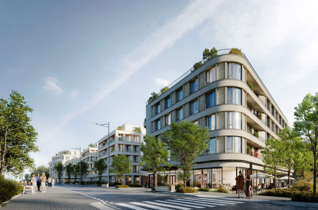 Projekt nowej zabudowy o nazwie Waterhall nawiąże do gdyńskiego modernizmu