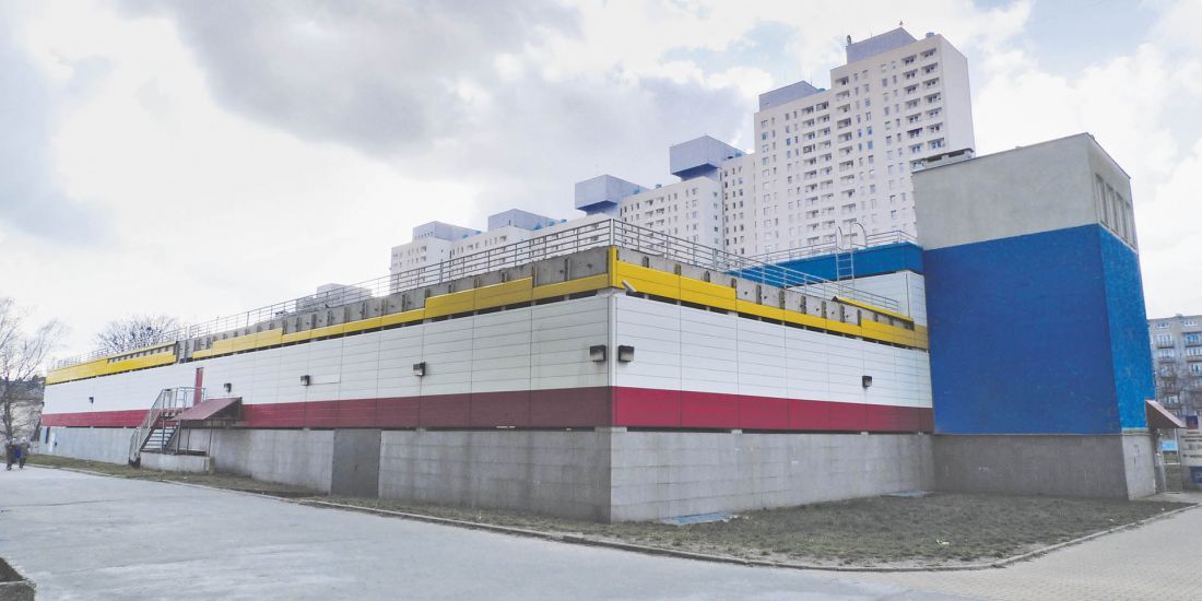 parking wielopoziomowy, osiedle Manhattan, Łódź