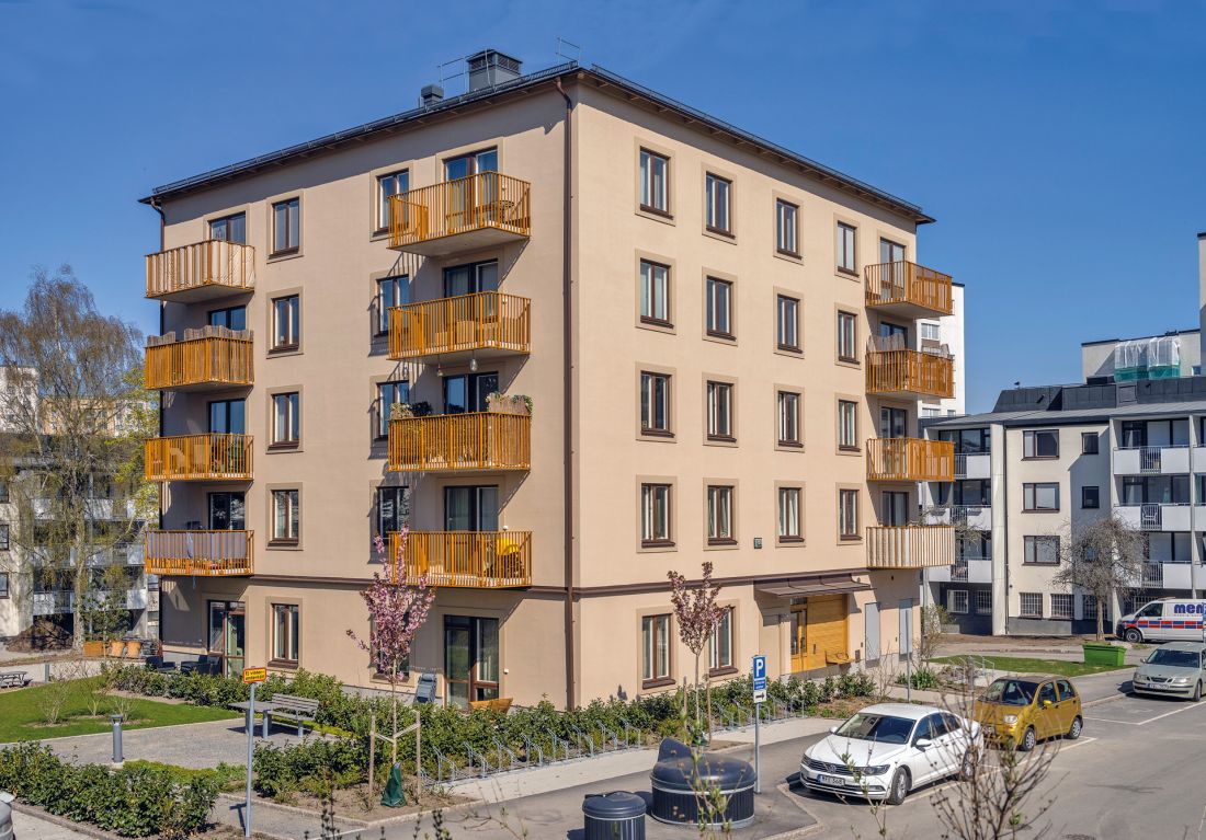 wiosną 2019 roku została oddana do użytku pierwsza inwestycja zrealizowana w ramach Stockholmshusen; w ofercie Säterhöjden w Rågsved znalazło się 70 mieszkań w zróżnicowanym metrażu od 33 do 101 m²