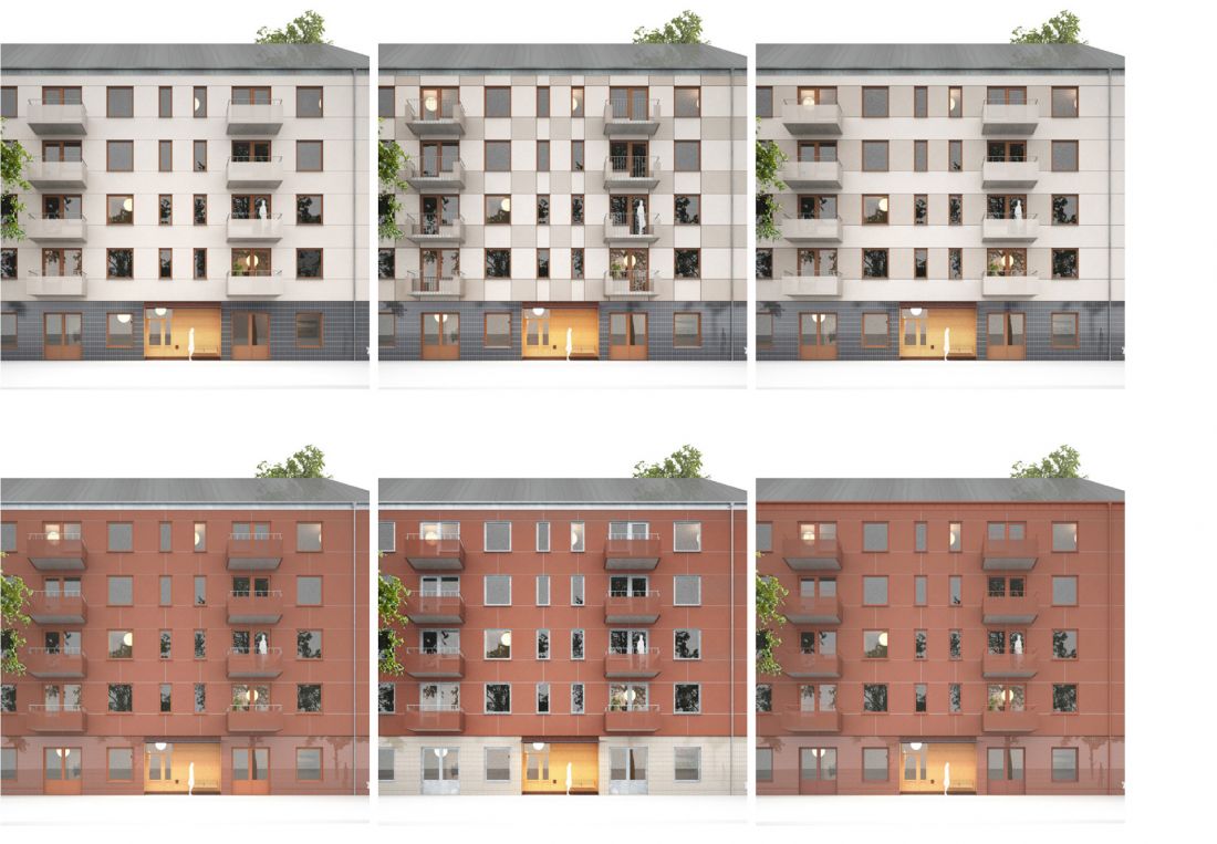 zbiór detali architektonicznych