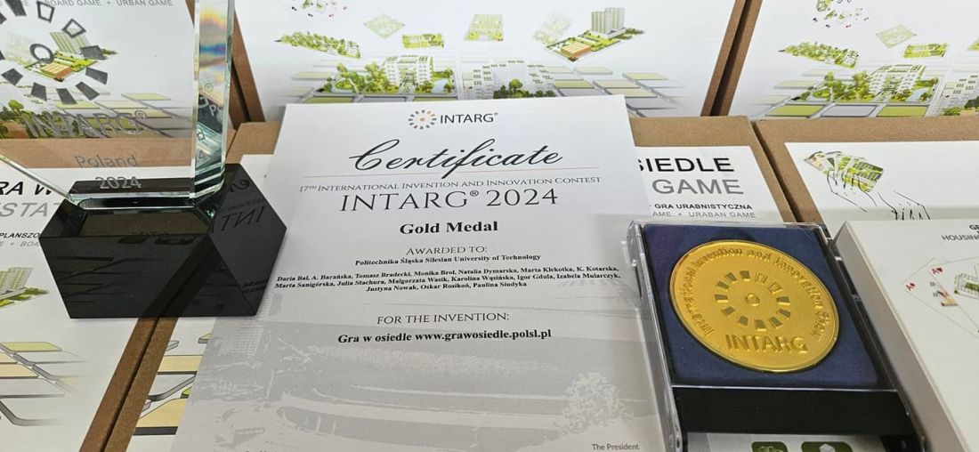 Złoty medal przyznany za „Grę w Osiedle ” – INTARG 2024