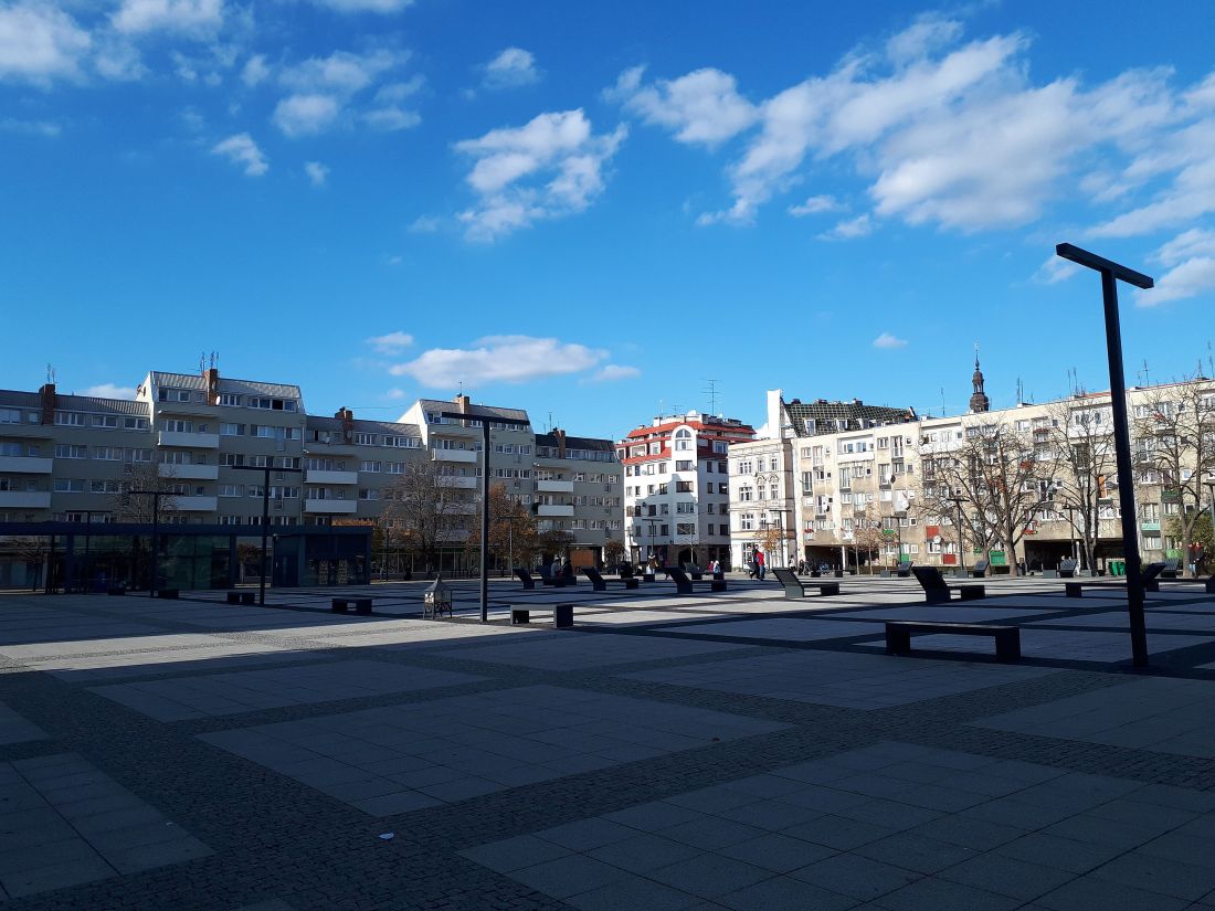 Plac Nowy Targ po rewaloryzacji z 2013 roku