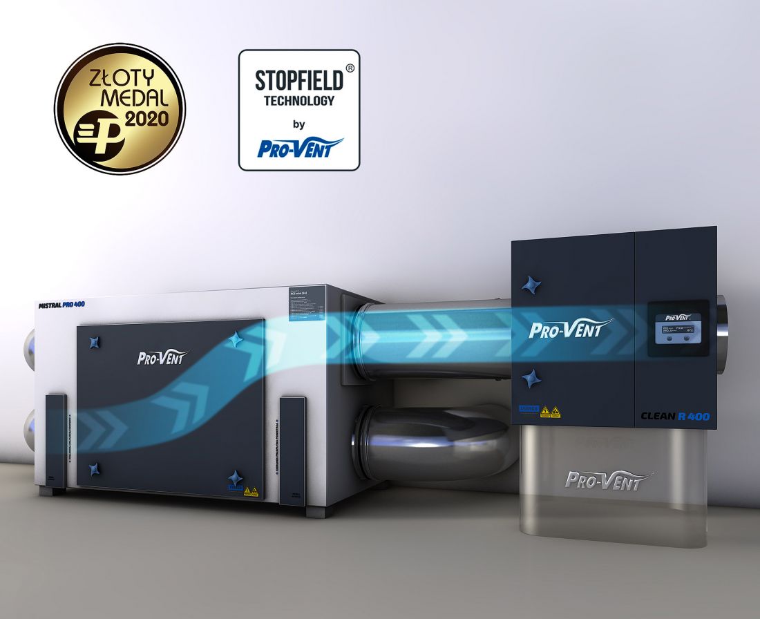 Elektro-jonizacyjny filtr powietrza CLEAN R – bariera, która oczyszcza napływające do budynku powietrze nawet w 99,95%