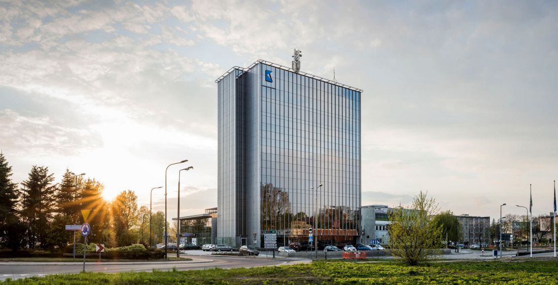 modernizacja biurowca K1 w Rybniku