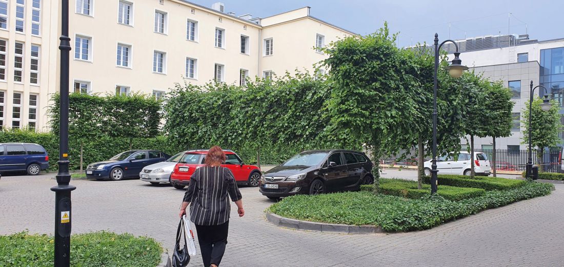 parking może wyglądać inaczej niż widzimy to na co dzień w projektach osiedli, proj.: Pracownia Krajobrazy Wojciech Januszczyk