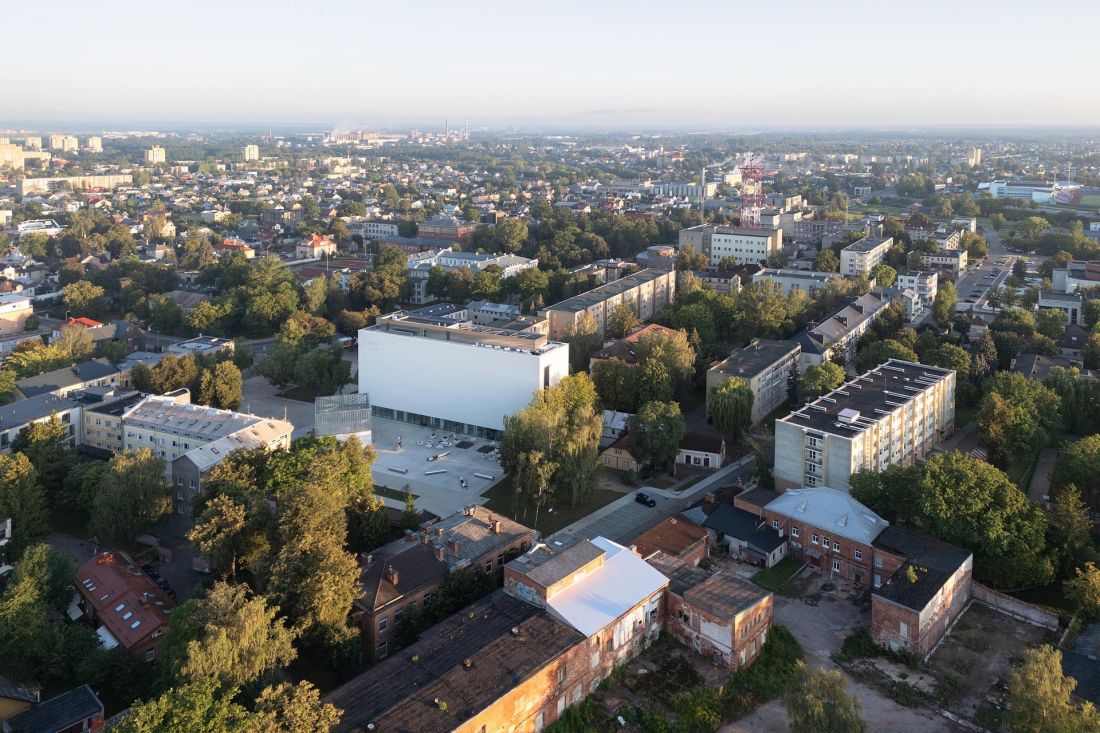 Muzeum Stasysa w Poniewieżu (lit. Panevėžys) - widok z lotu ptaka