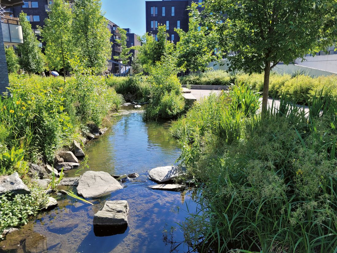 Osiedle Tiedemannsparken w dzielnicy Ensjo, Oslo