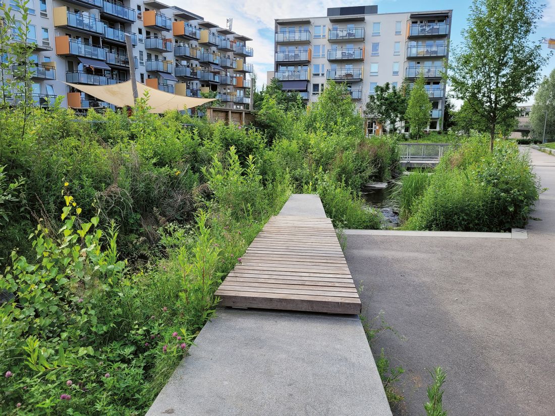  Osiedle Tiedemannsparken w dzielnicy Ensjo, Oslo