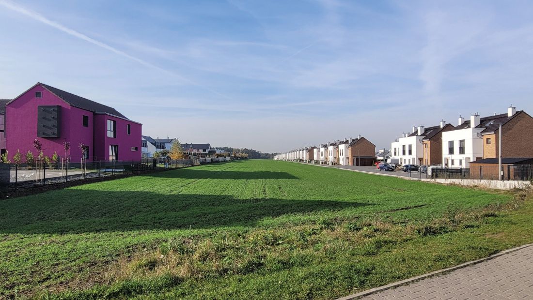 suburbanizacja - „łanowa” zabudowa w Zalasewie pod Swarzędzem