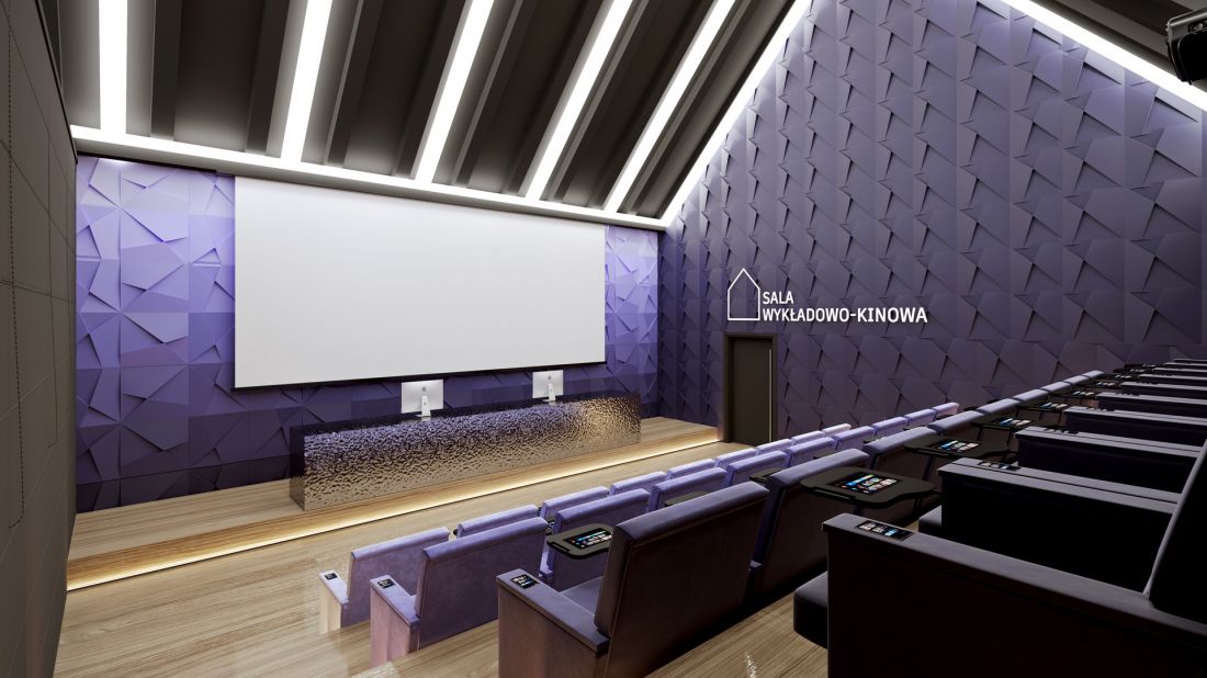 sala wykładowo-kinowa