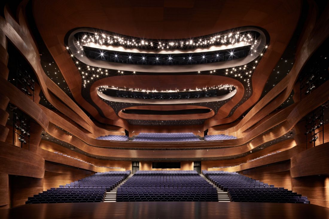 Teatr Wielki w Nanchang - widok sali teatralnej 